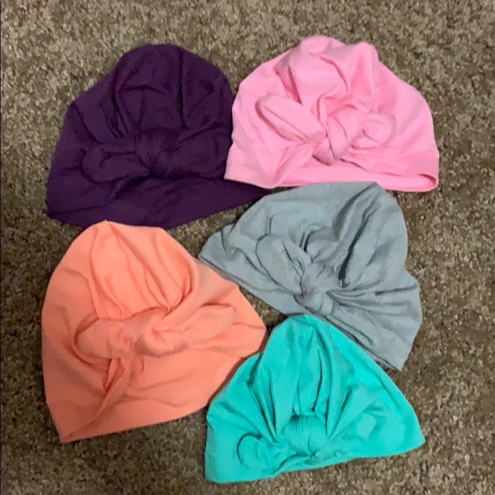 Baby bow turbans